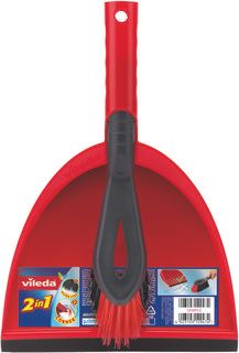 Vileda 2-in-1 Dustpan Set