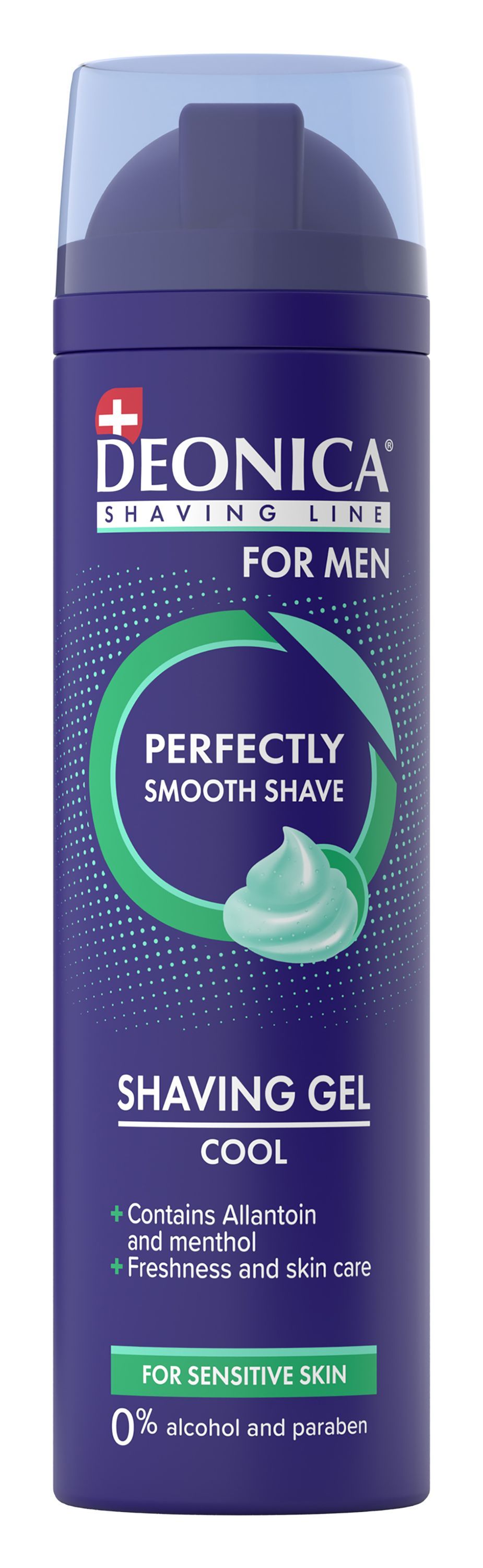 Deonica Cool Shaving Gel for Men, 200ml