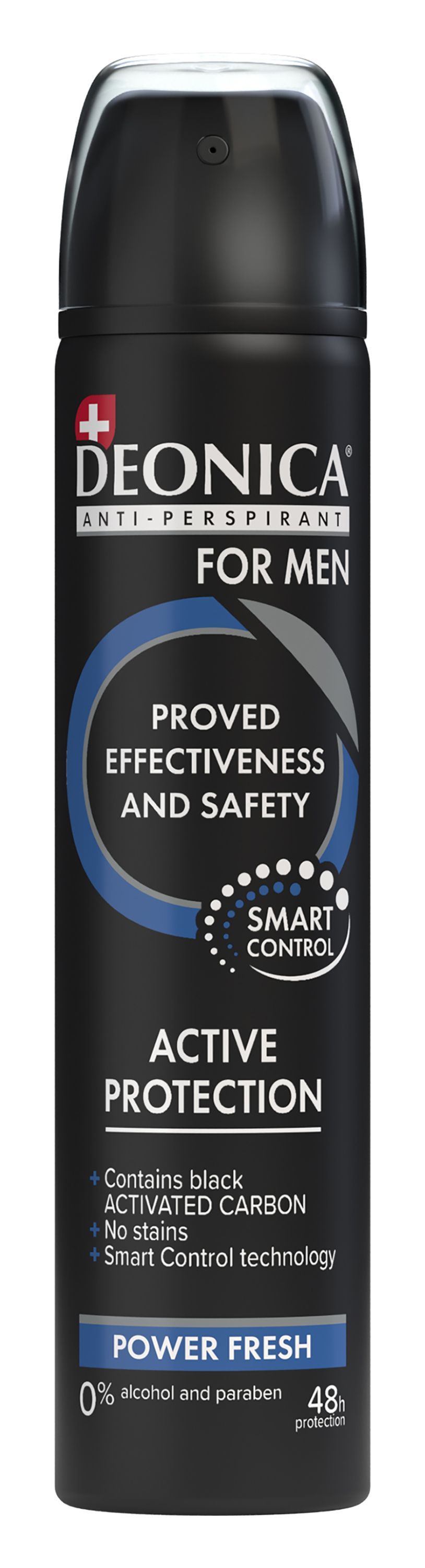 Deonica Power Fresh Antiperspirant Spray for Men, 75ml
