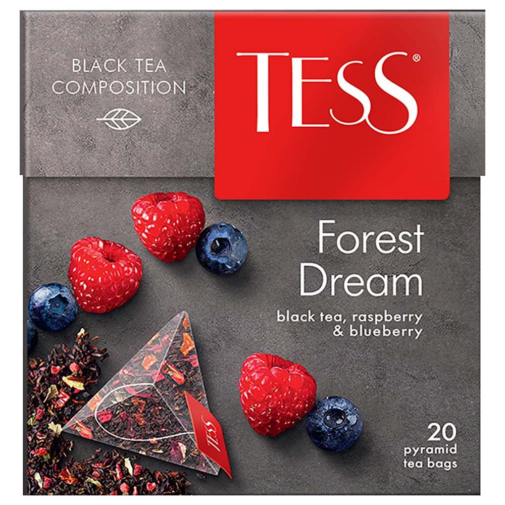 Tess Fruit Tea Composition Forest Dream Pyramid Tea Bags, 20 Bags