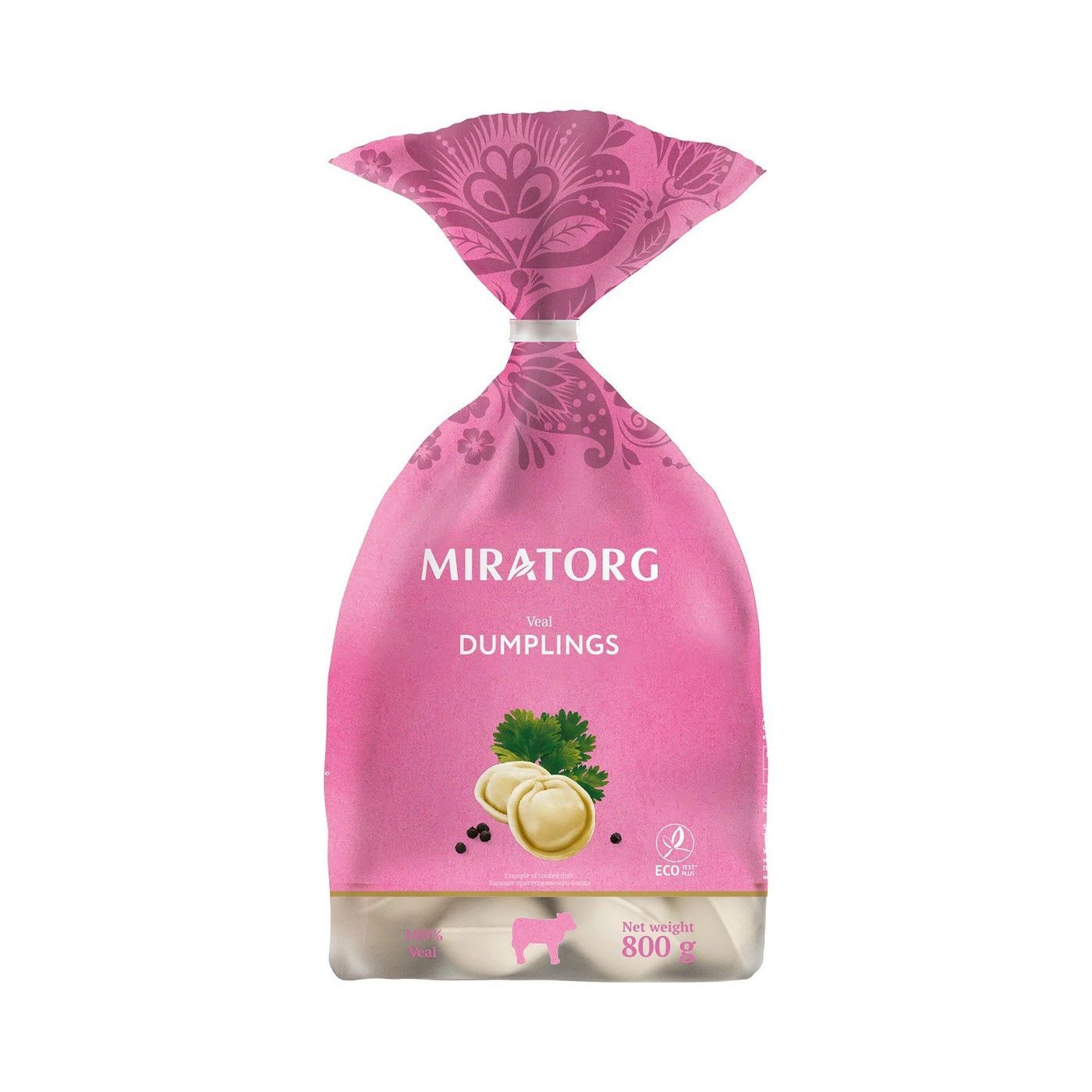 Miratorg Frozen Rose Veal Dumplings, 800g