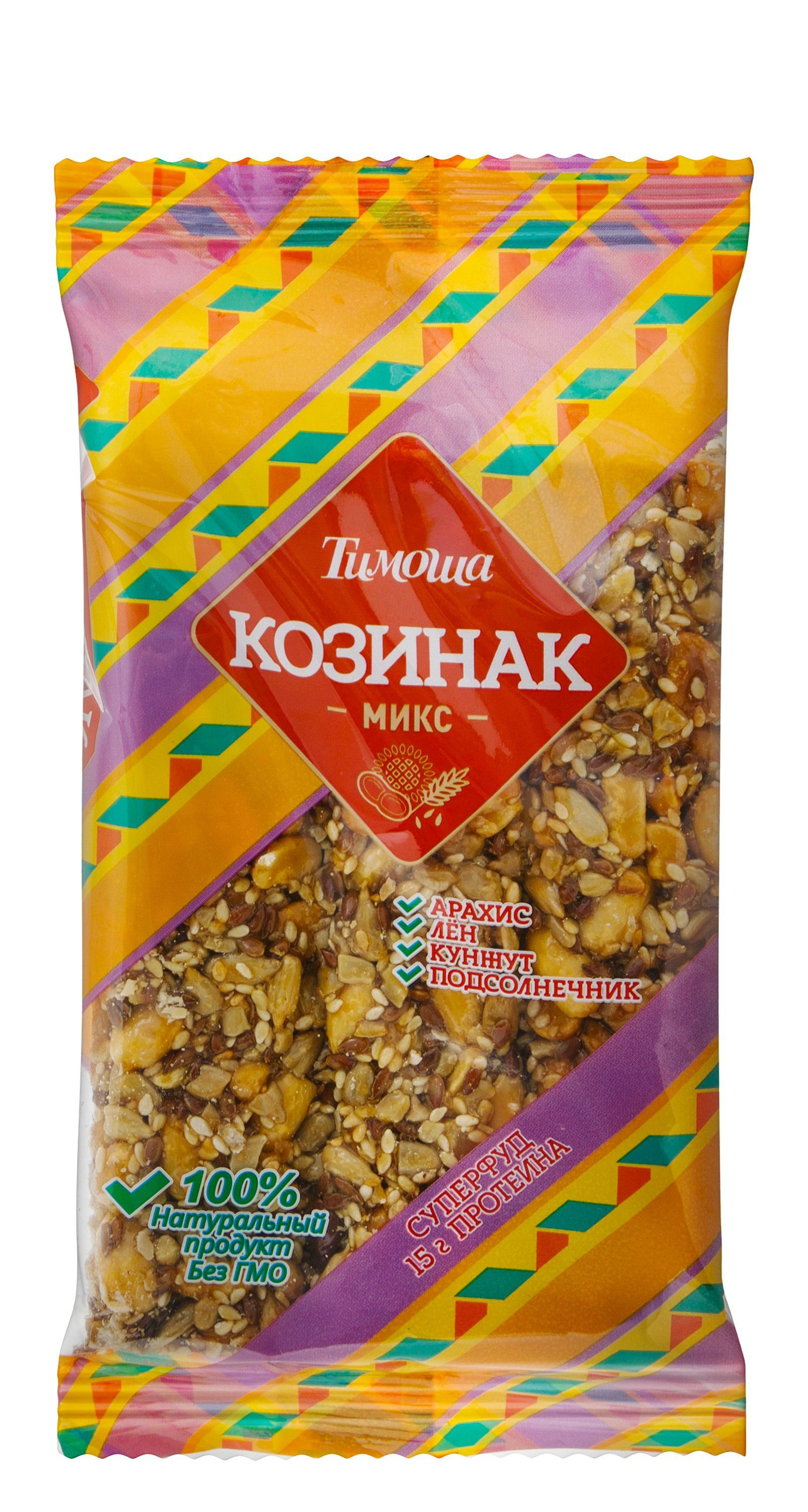 Timosha Peanut & Sesame Brittle Bar, 150g