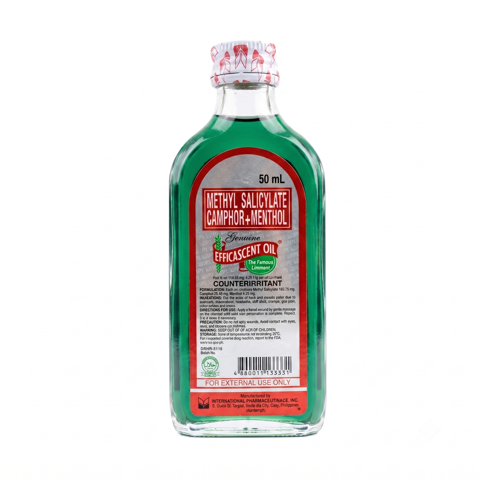 Methyl Salicylate Camphor & Menthol Efficascent Oil, 50ml