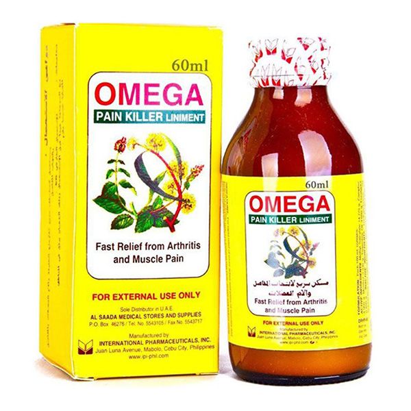 Omega Pain Killer Liniment for Arthritis & Muscle Pain, 120ml