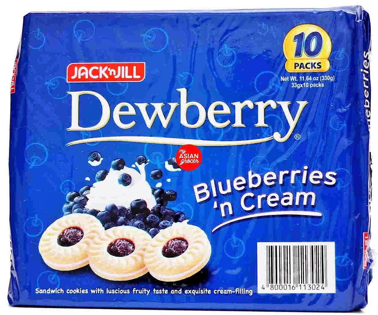 Jack N Jill Dewberry Blueberry (10 Pcs x 33 g) 330 g