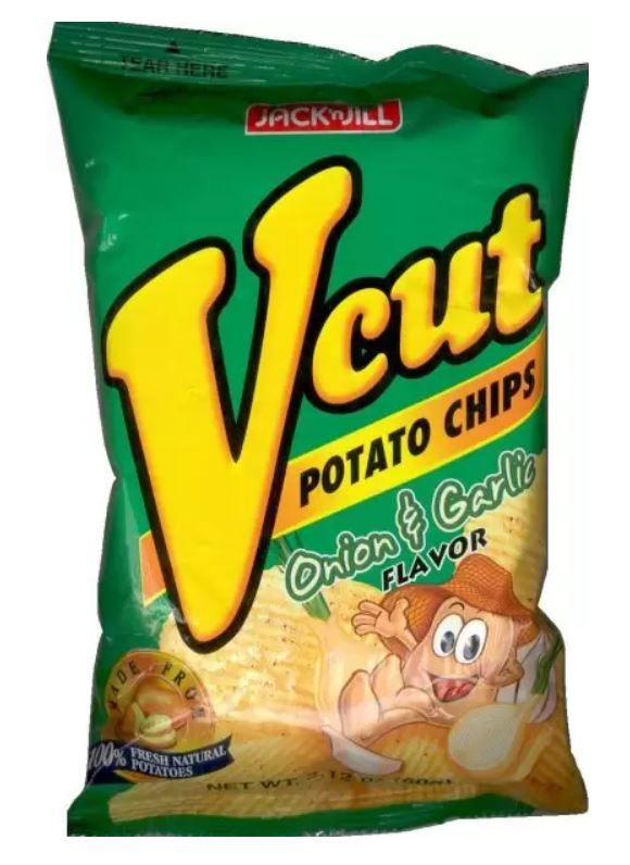 Jack N Jill V Cut Potato Chips Onion & Garlic 60 g
