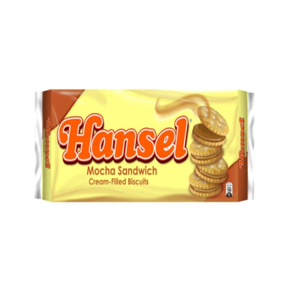 Hansel Mocha Cream-Filled Sandwich Biscuits, 10x31g