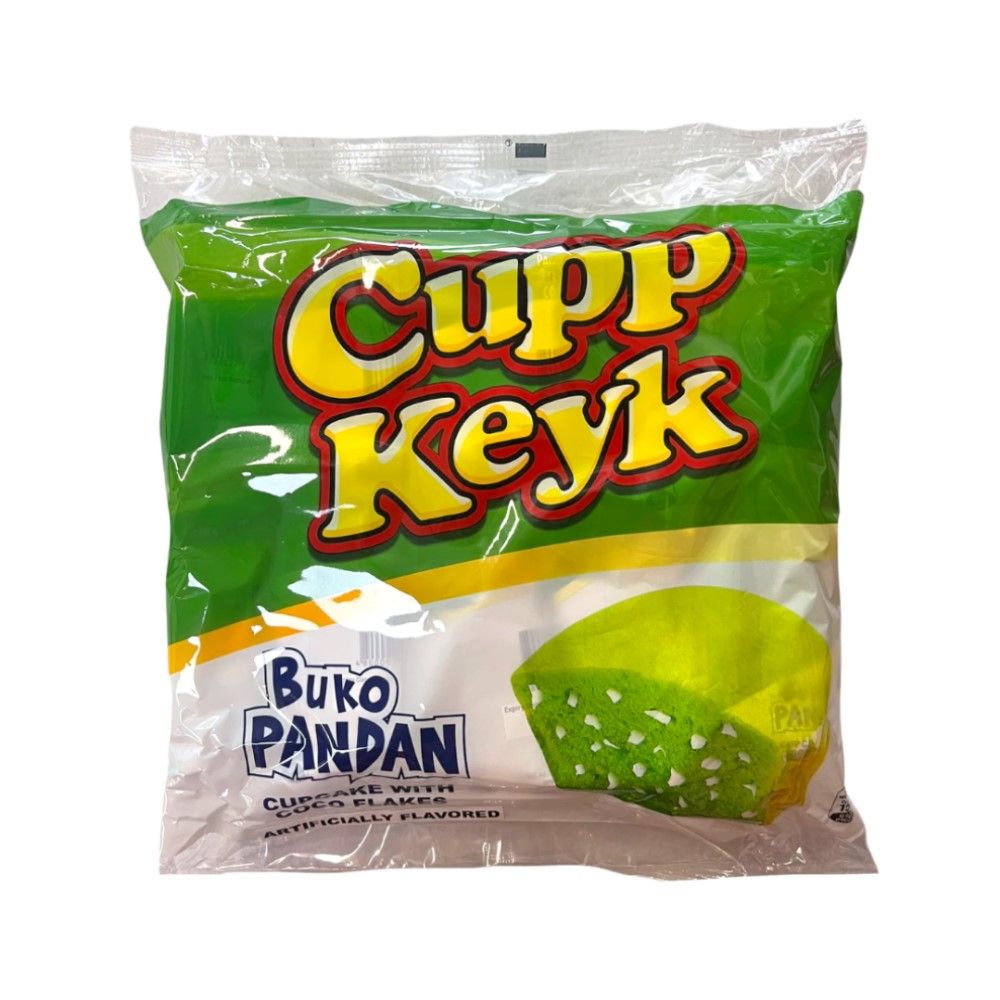 Cupp Keyk Buko Pandan Flavored Cupcake, 10x33g