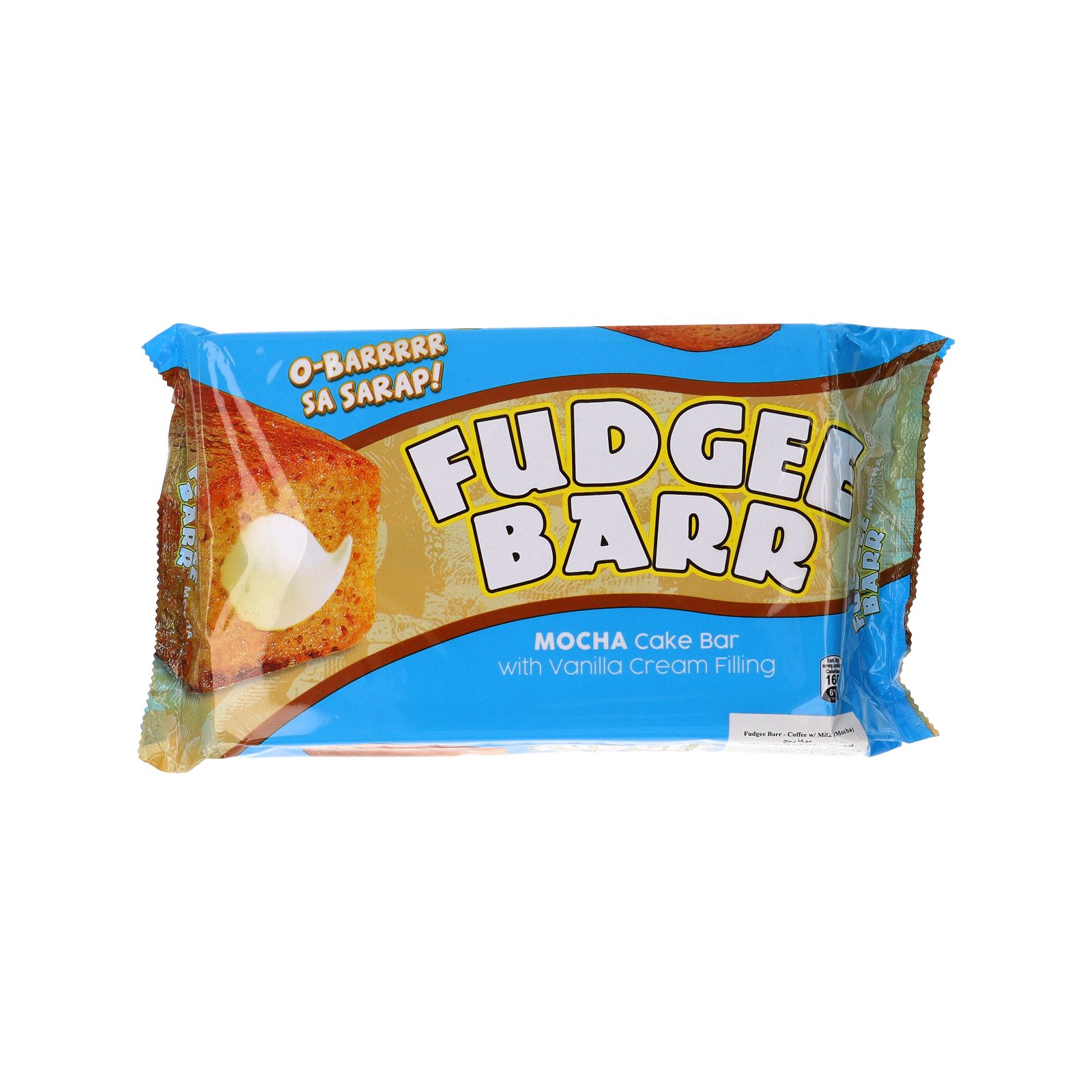 Fudgee Barr Mocha Cake Bar with Vanila Filling, 10x38g