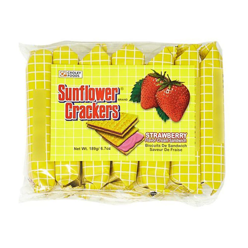 Croley Foods Strawberry Sunflower Crackers, 189G