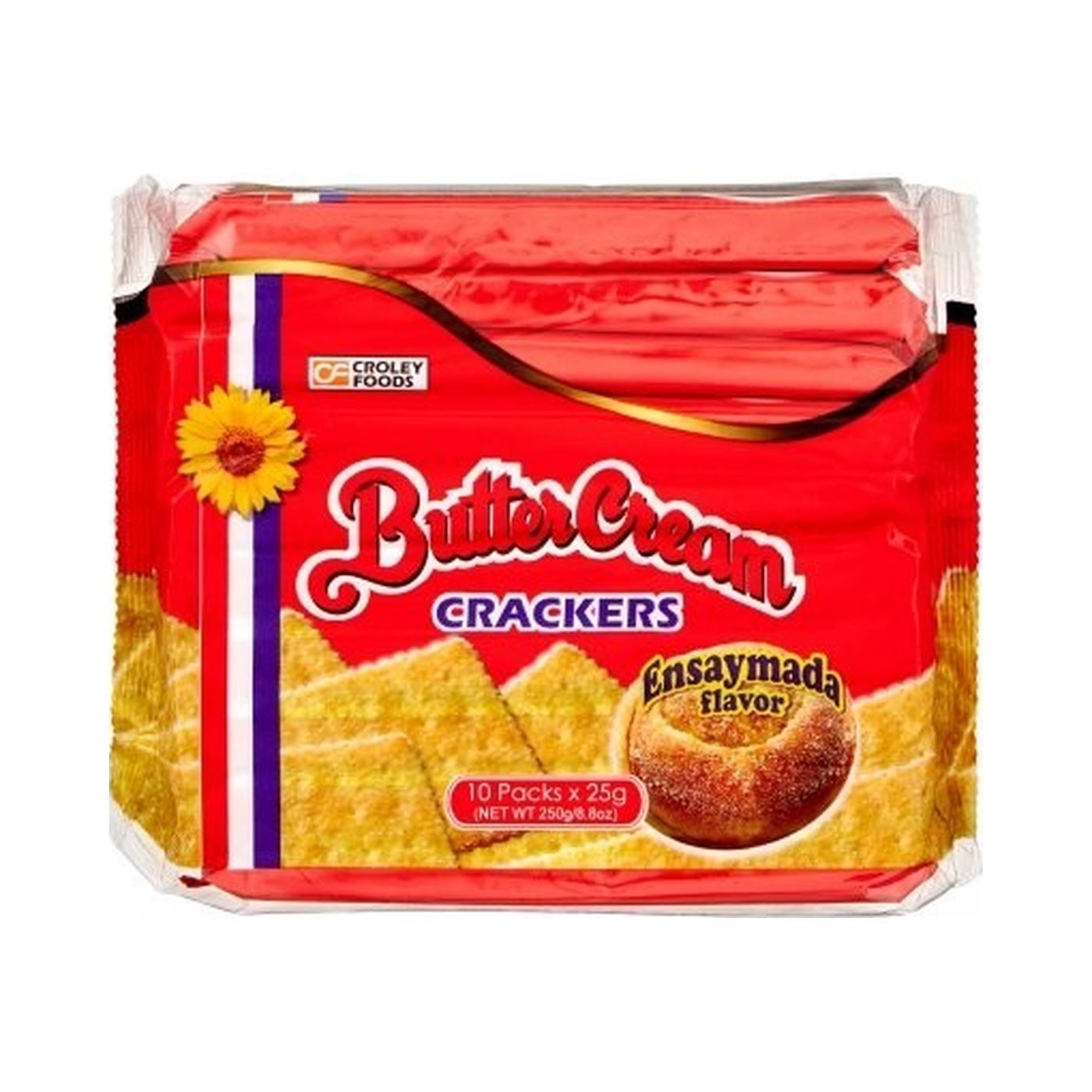 Croley Foods Butter Cream Cracker Ensaymada Flavour 10 x 25 g