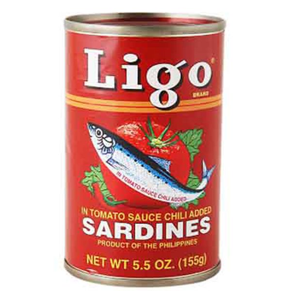 Ligo Sardines In Tomato&Chilli Red 155 g