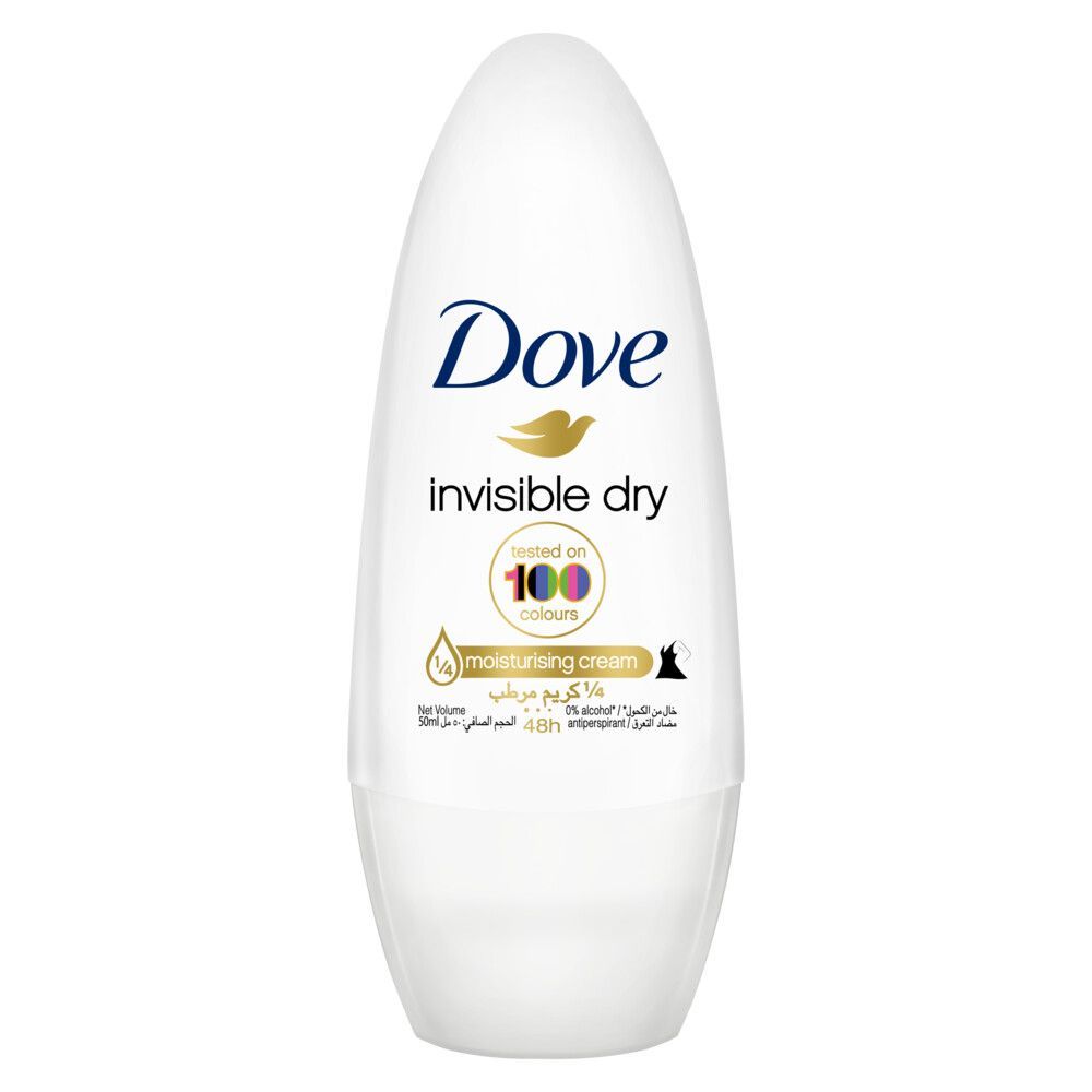 Dove Invisible Dry Antiperspirant Roll-On for Women, 50ml