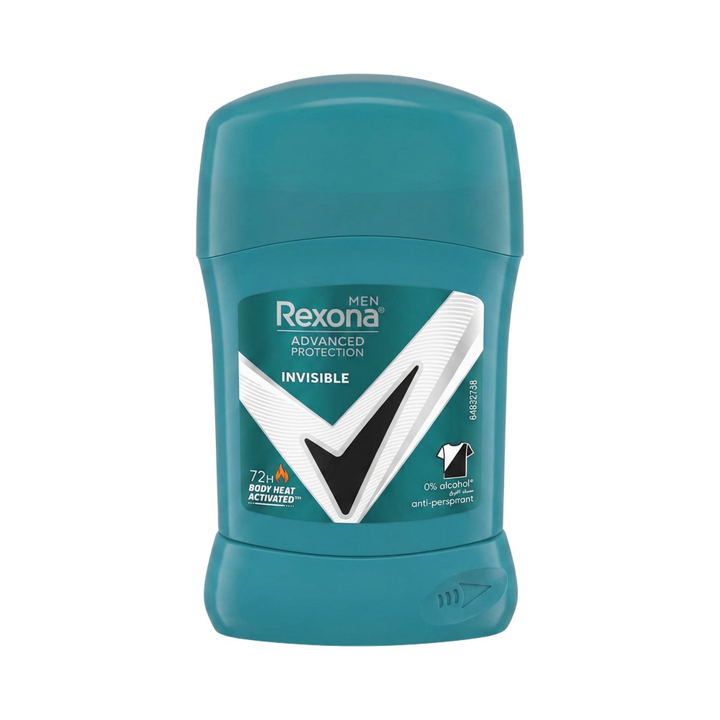 Rexona Men Invisible 48H Antiperspirant Deodorant Stick, 40g