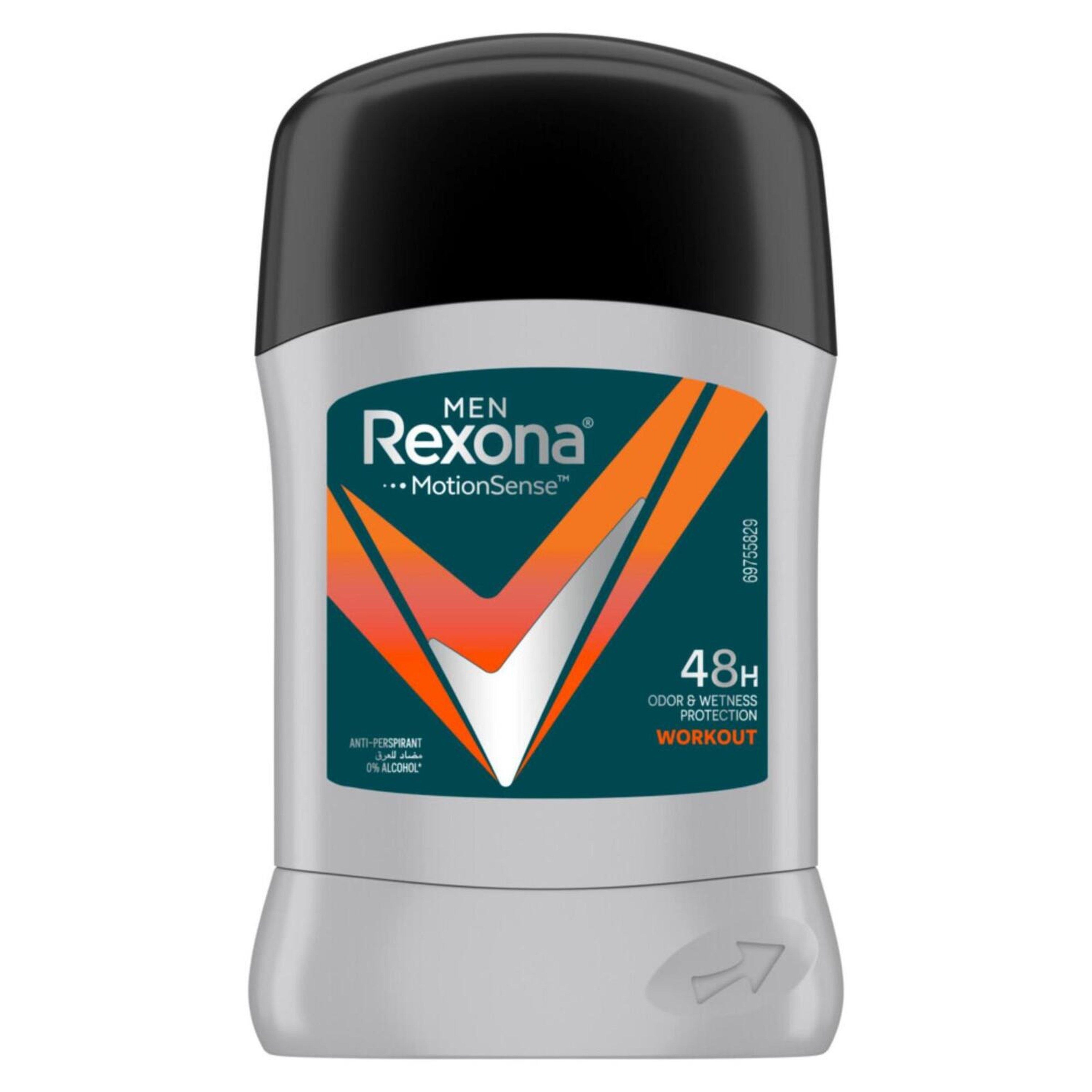Rexona Motio Sense Men Workout Hi-Impact Deodorant Stick, 40g