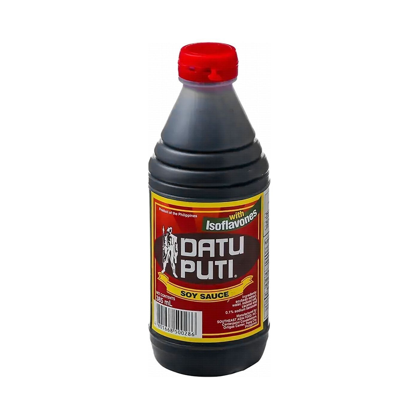 Datu Puti Soy Sauce with Isoflavones, 385ml