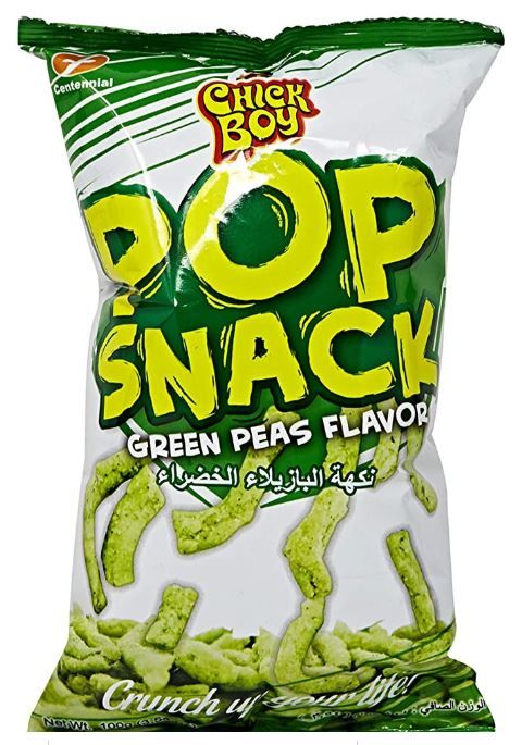 Chick Boy Pop Snack Green Peas Flavor 100 g