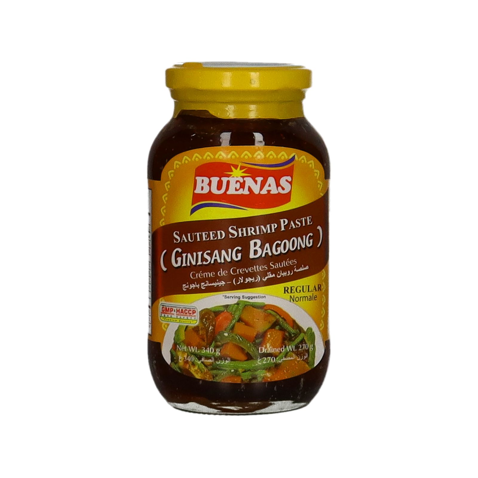 Buenas Sauteed Regular Shrimp Paste 12 oz