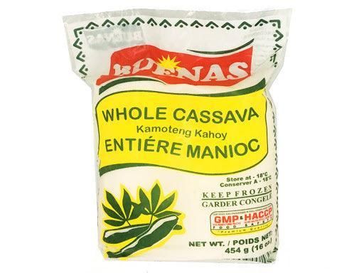 Buenas Whole Peeled Cassava Frozen, 454g