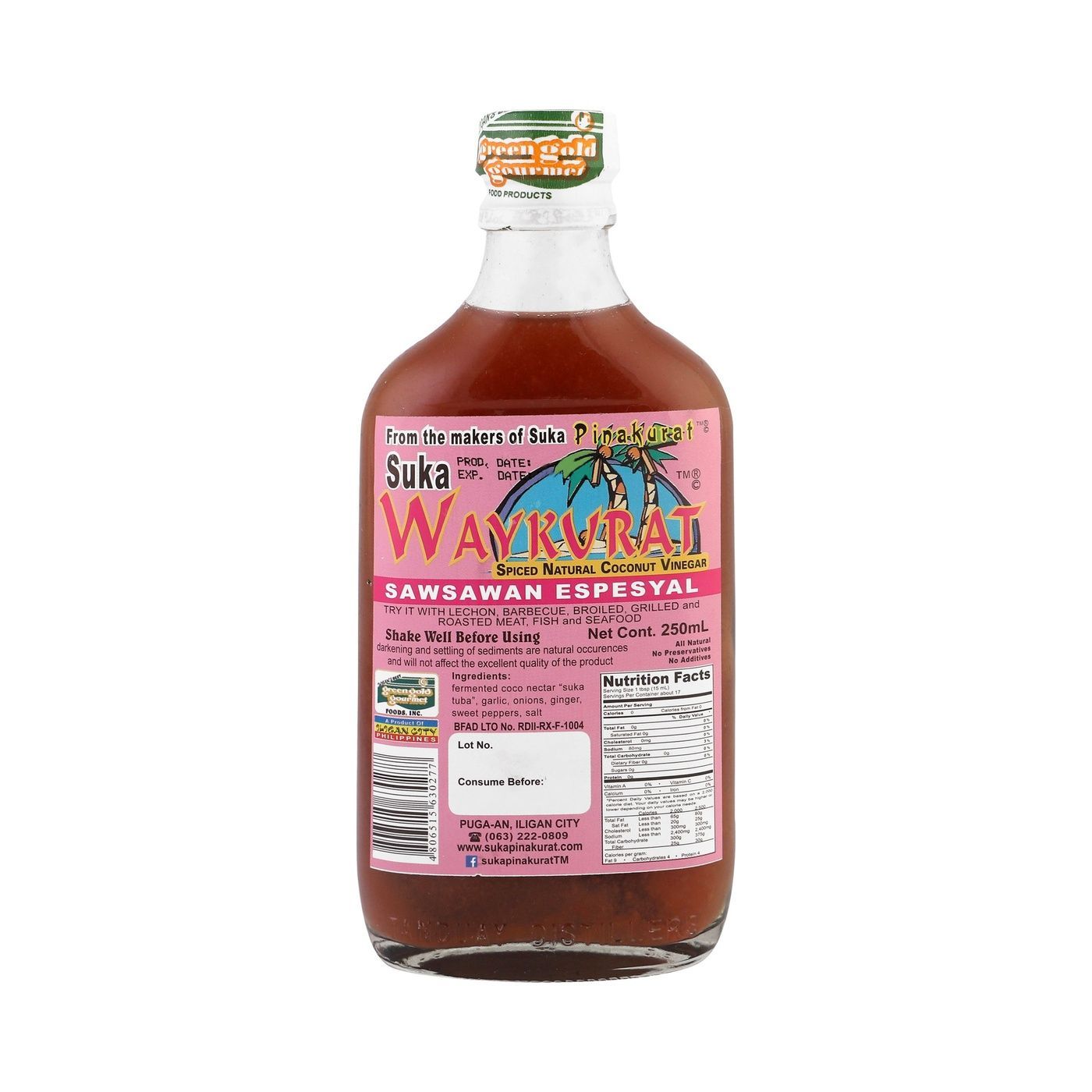 Suka Waykurat Vinegar, 250ml