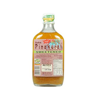 Suka Pinakurat Sweetened Spicy Natural Coconut Vinegar 250 ml