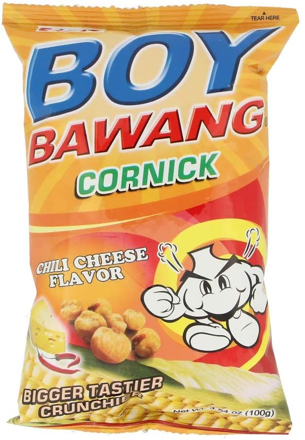 Boy Bawang Corn Chili Cheese Snack, 80 g
