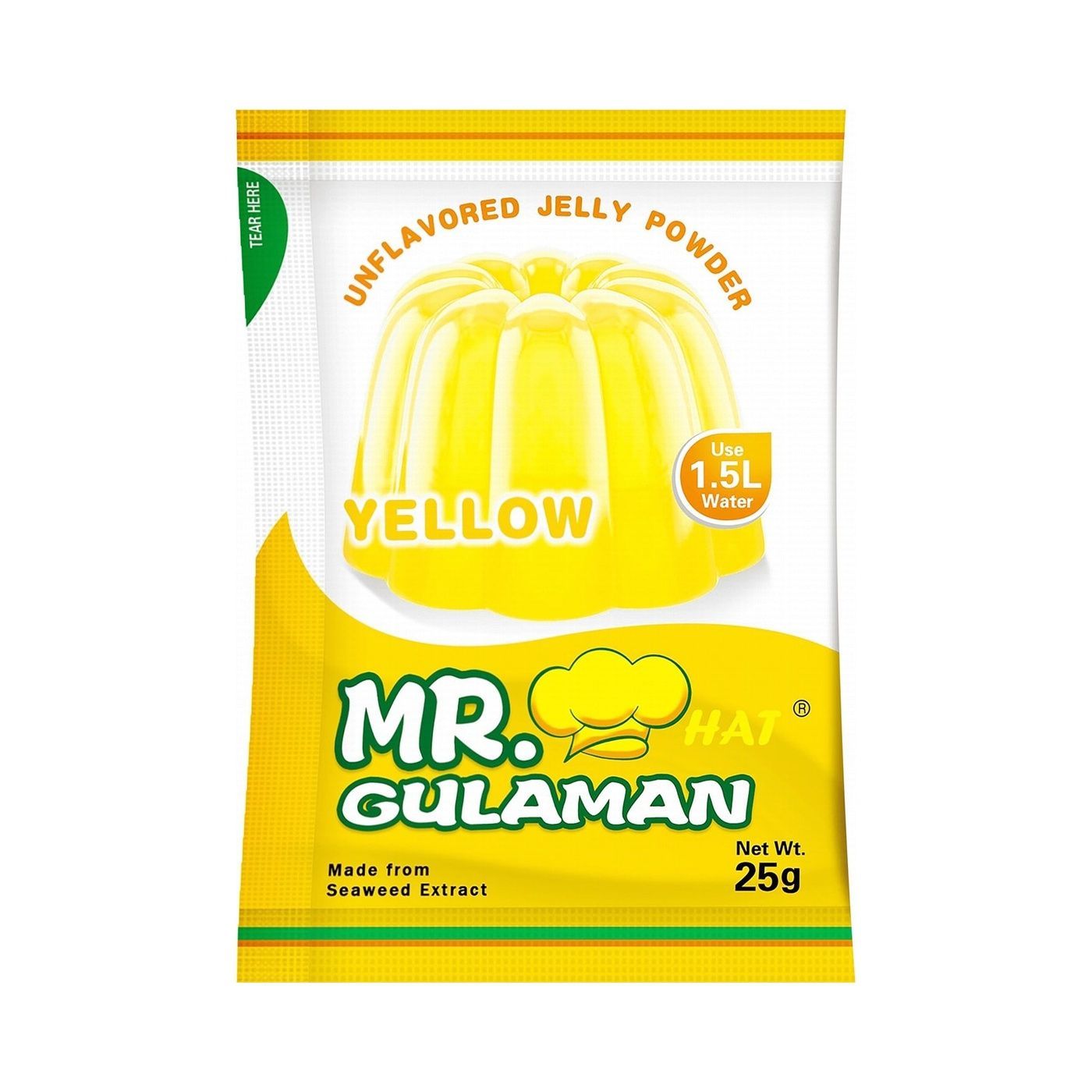 Mr.Gulaman Jelly Powder Yellow 25 G