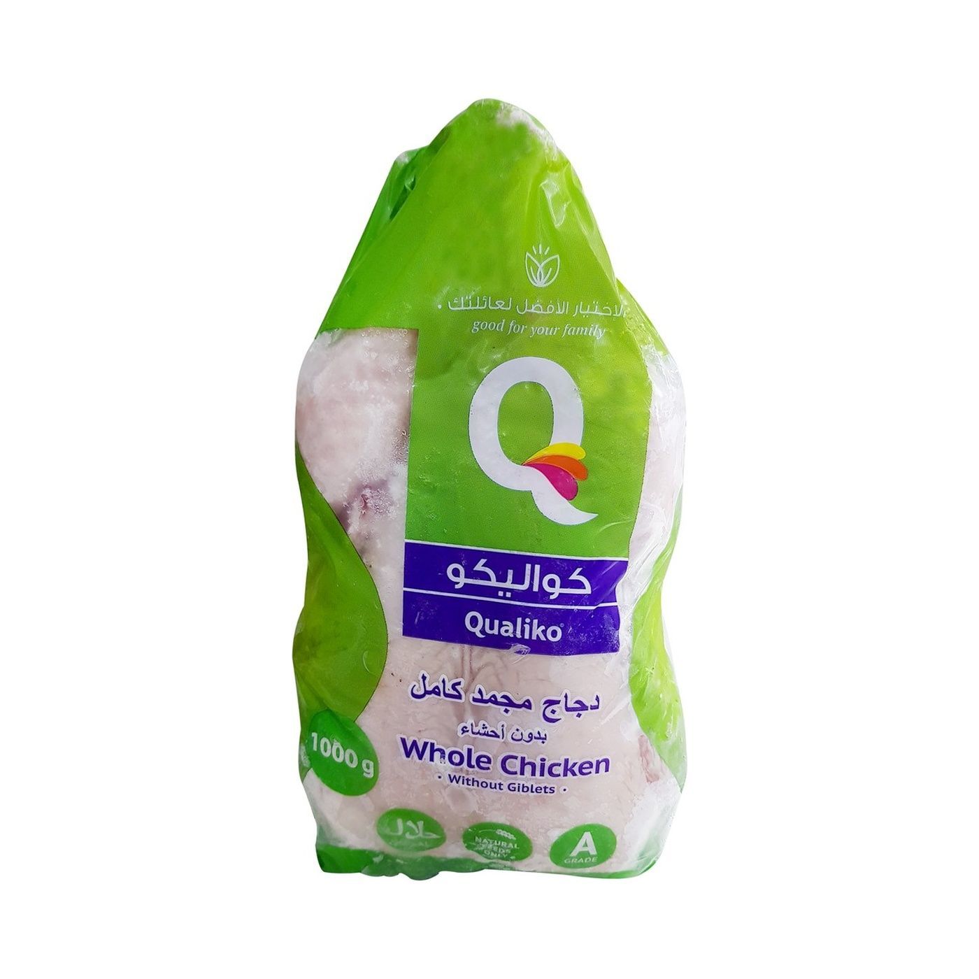 Qualiko Frozen Whole Chicken, Ukraine, 1000g