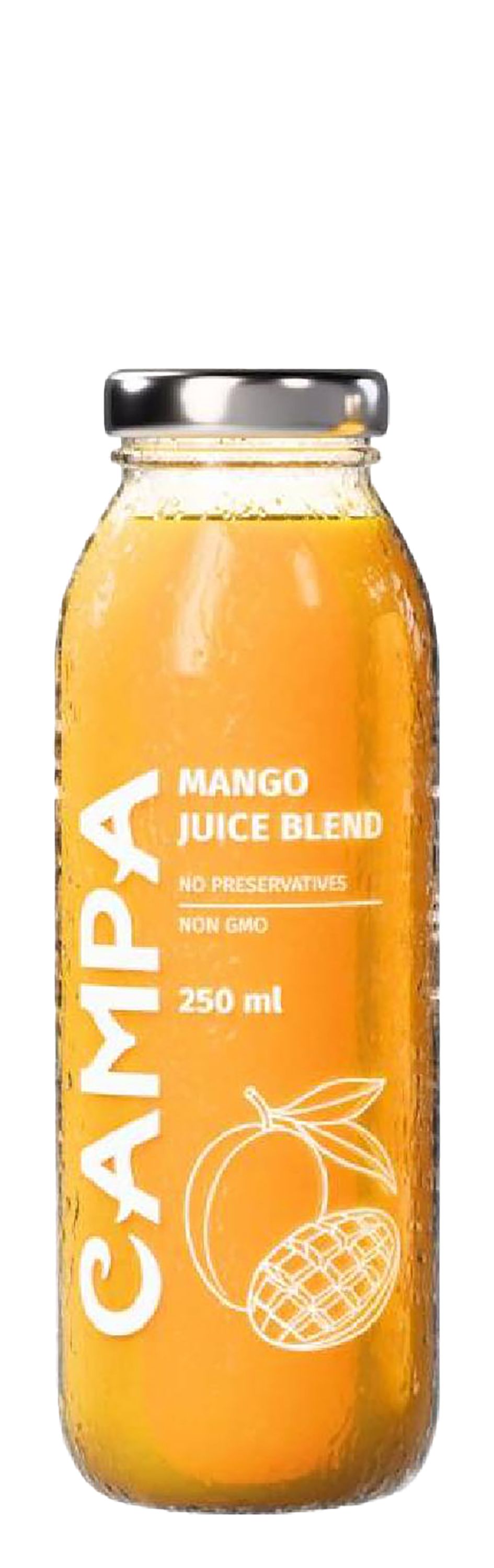 Campa Long Life Mango Juice Blend, 250ml