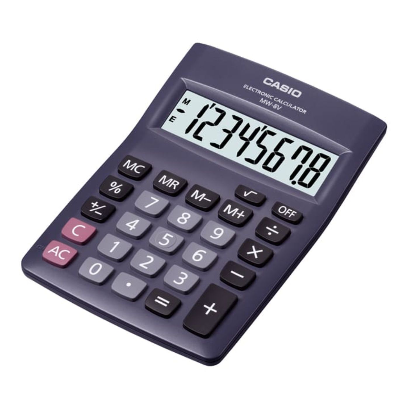 Casio MW8VBK Mini Desk Type Calculator