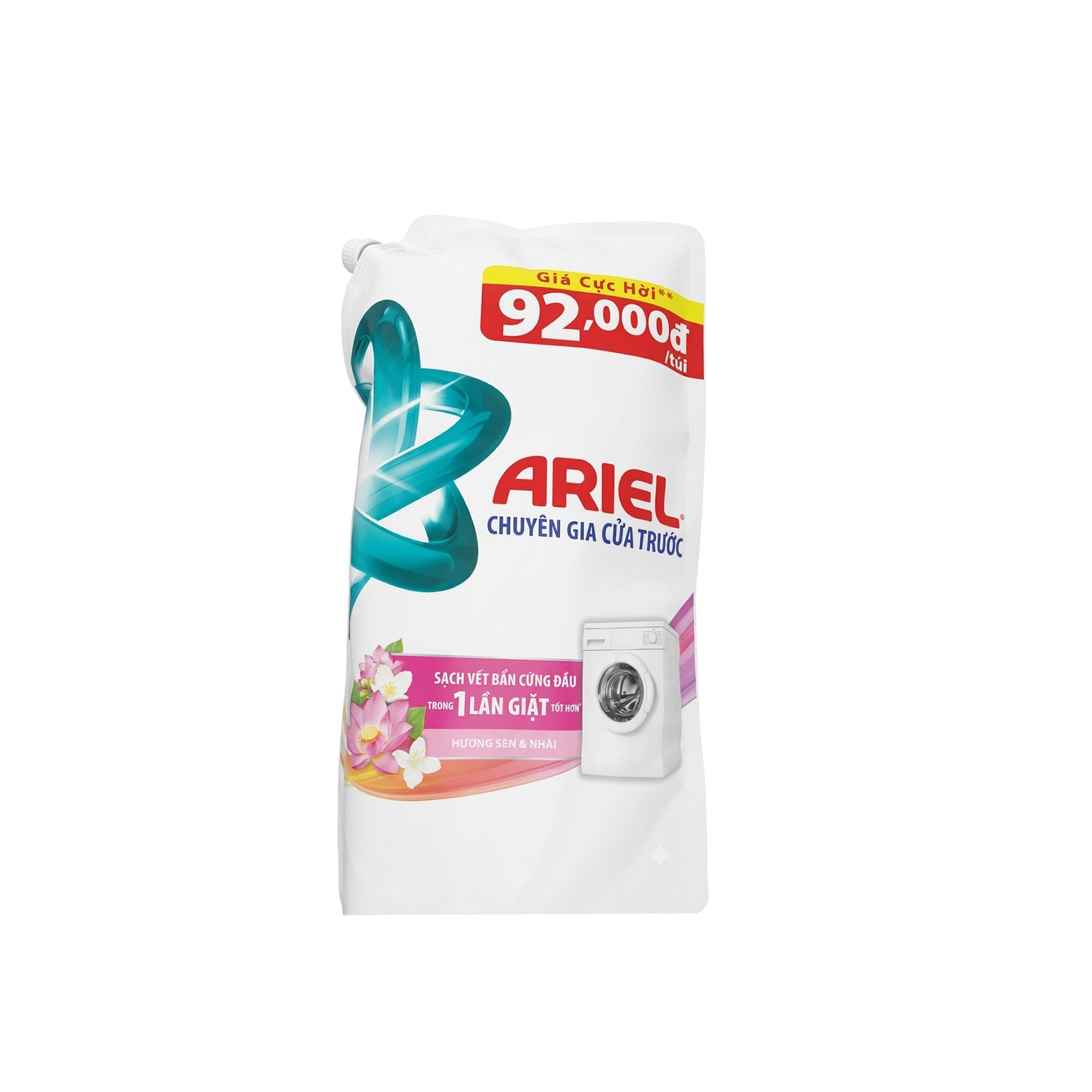 Ariel Liquid Front Load Detergent, 1.45kg