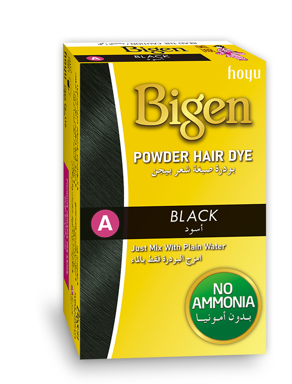 Bigen Powder Hair Dye A Black, 6g