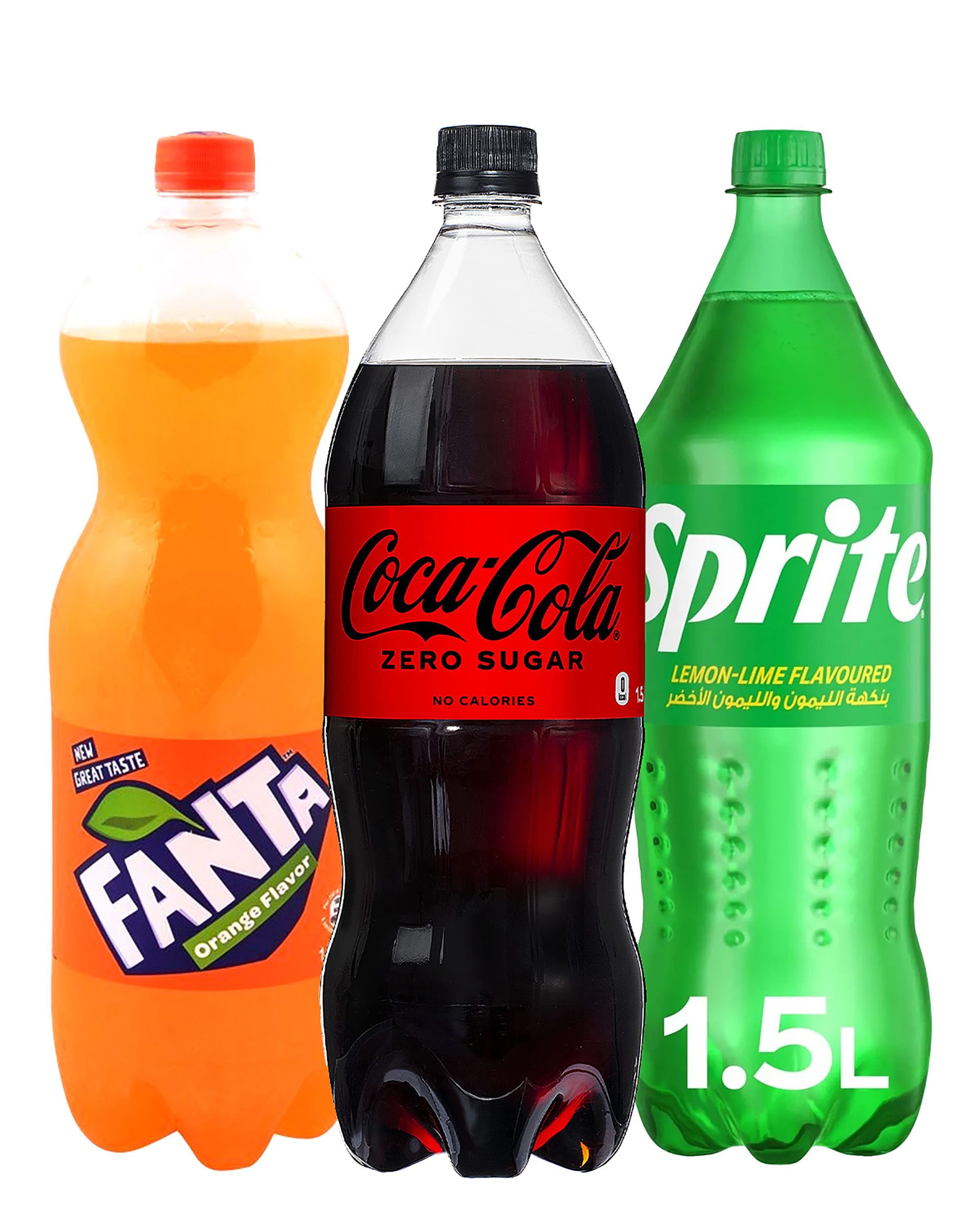 Coca-Cola Coke Zero Orange & Lemon-Lime Pack, 3x1.5L