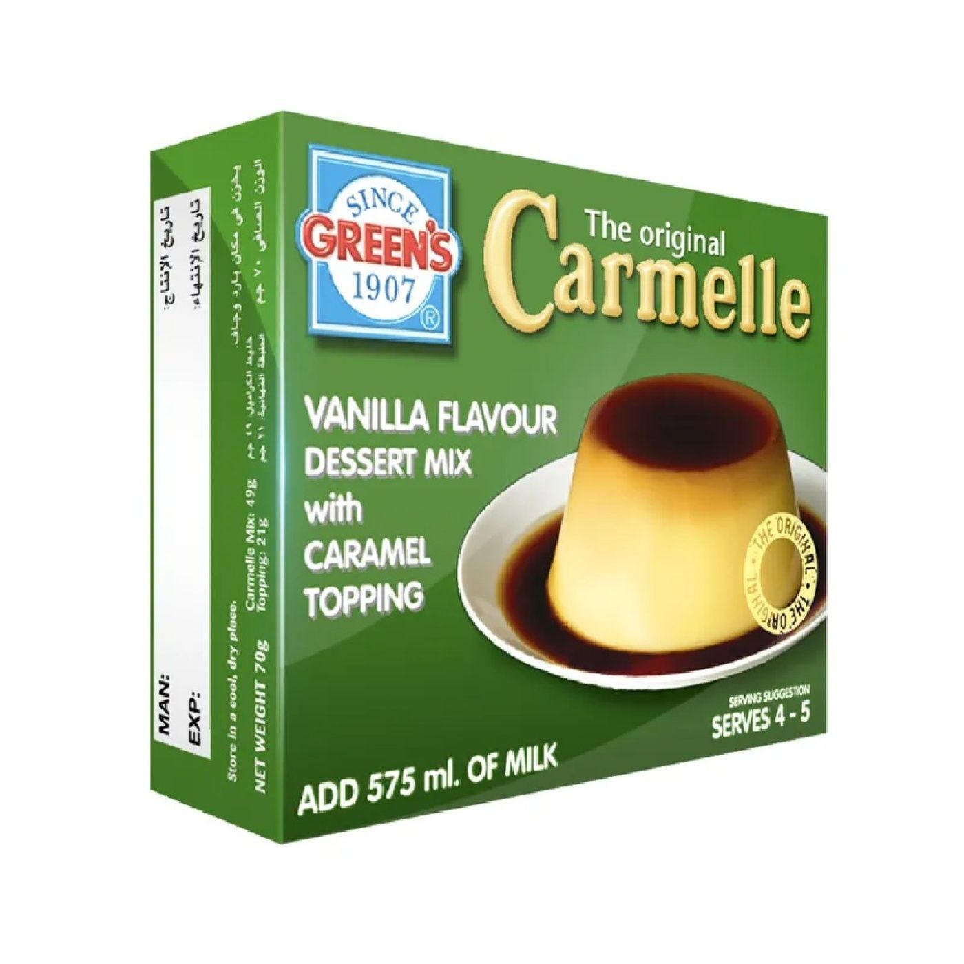 Green's Cream Caramel 70 g