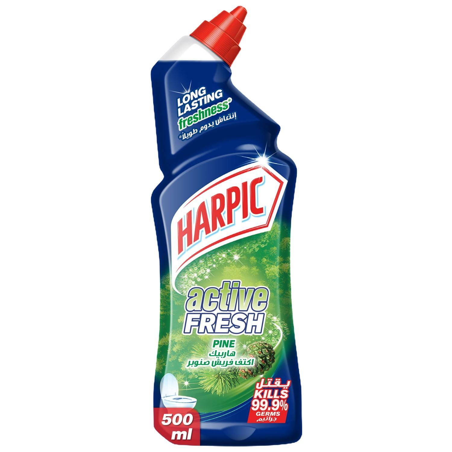 Harpic Active Fresh Pine Toilet Cleaner, 500ml