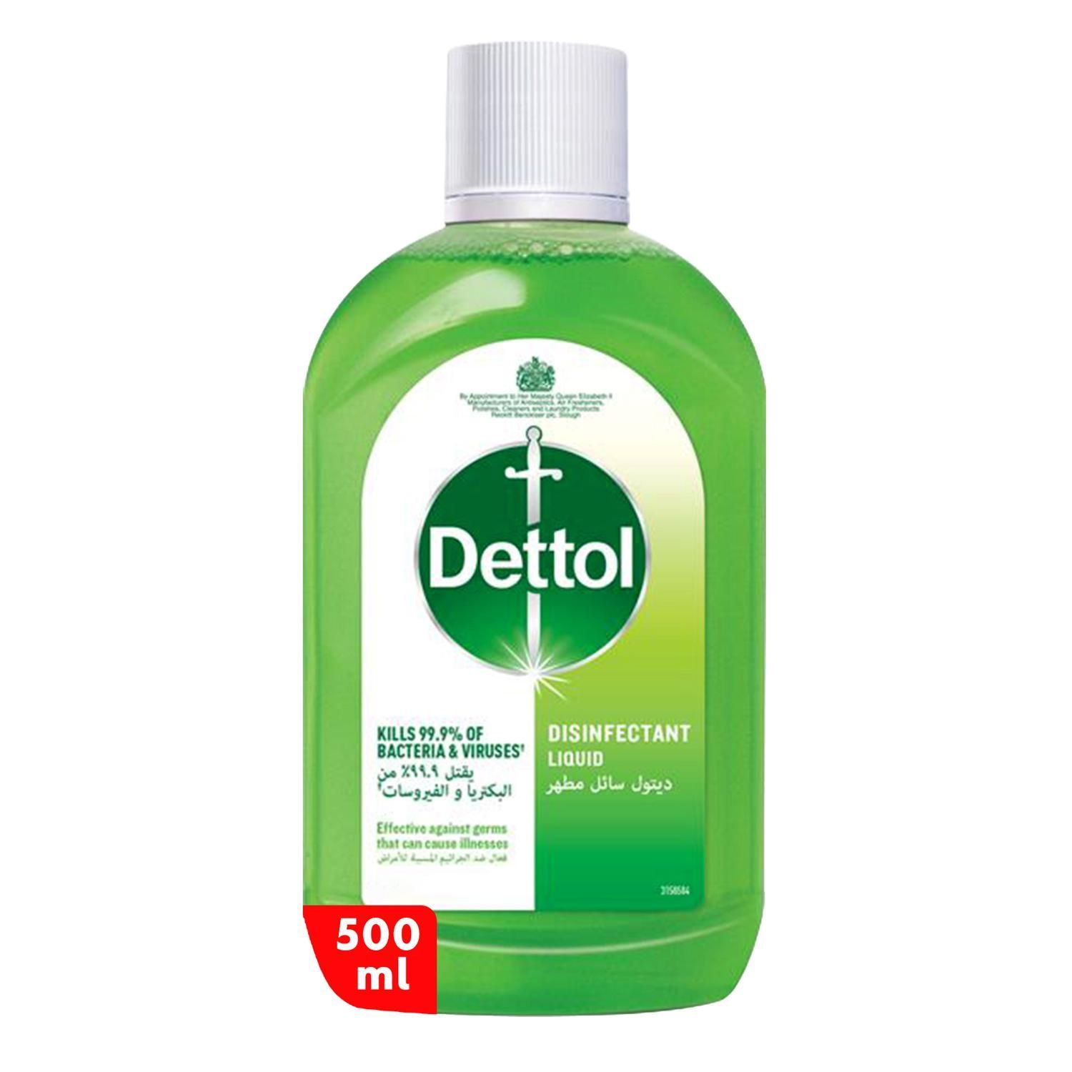 Dettol Antiseptic Antibacterial Disinfectant Liquid, 500ml