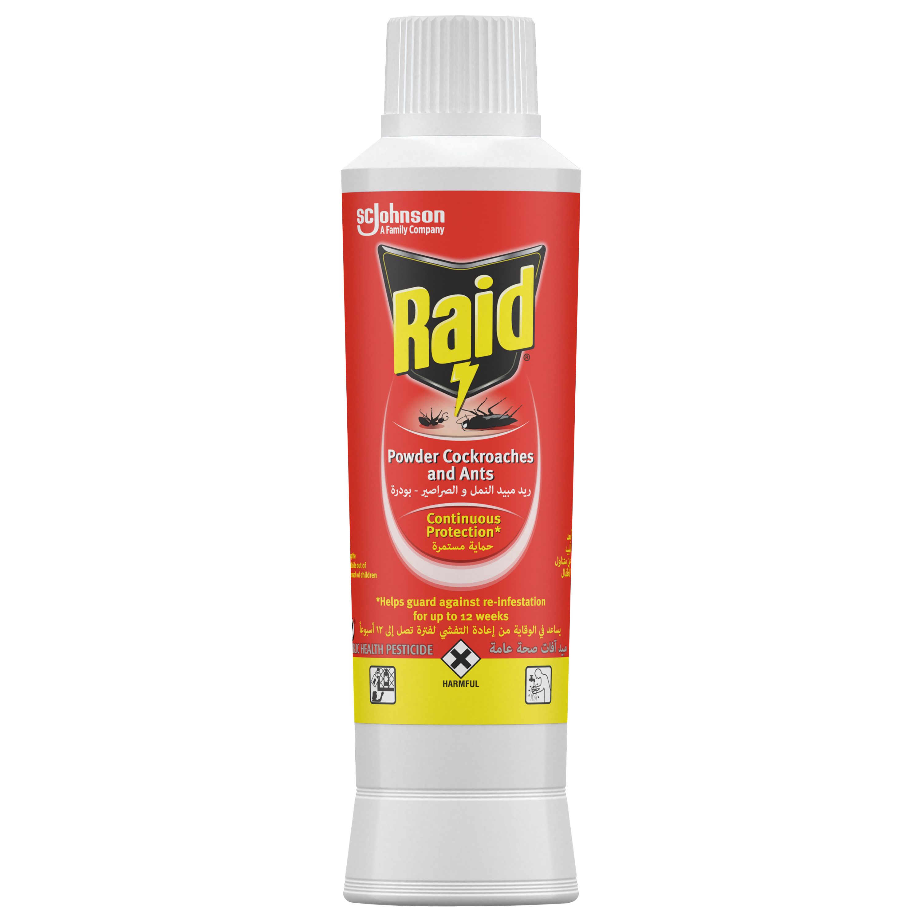 Raid Cockroaches & Ants Powder, 250g