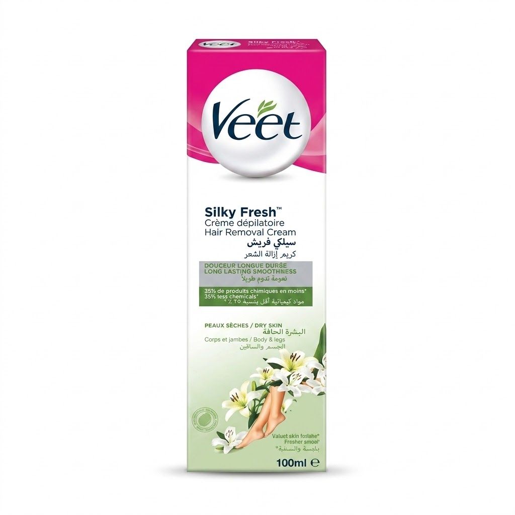 Veet Hair Removal Cream for Dry Skin Legs & Body, 100g