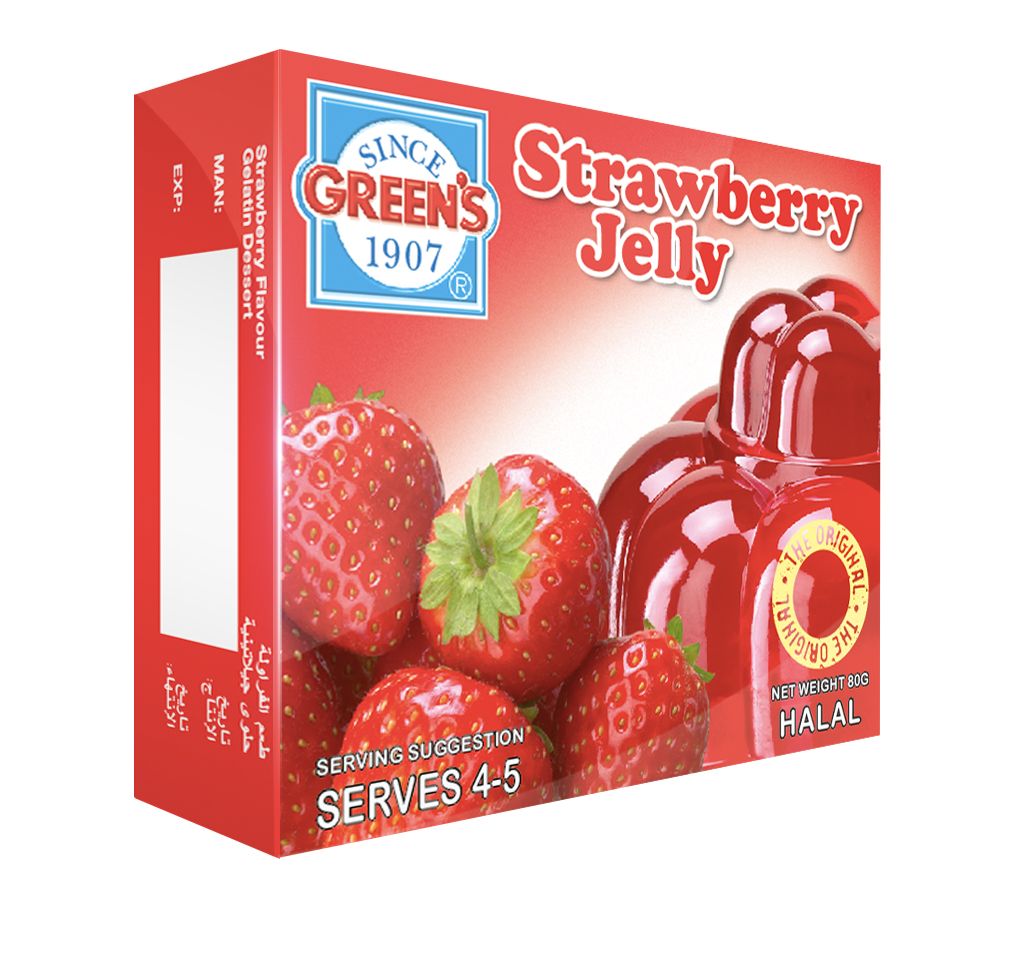 Greens Strawberry Jelly 80 g