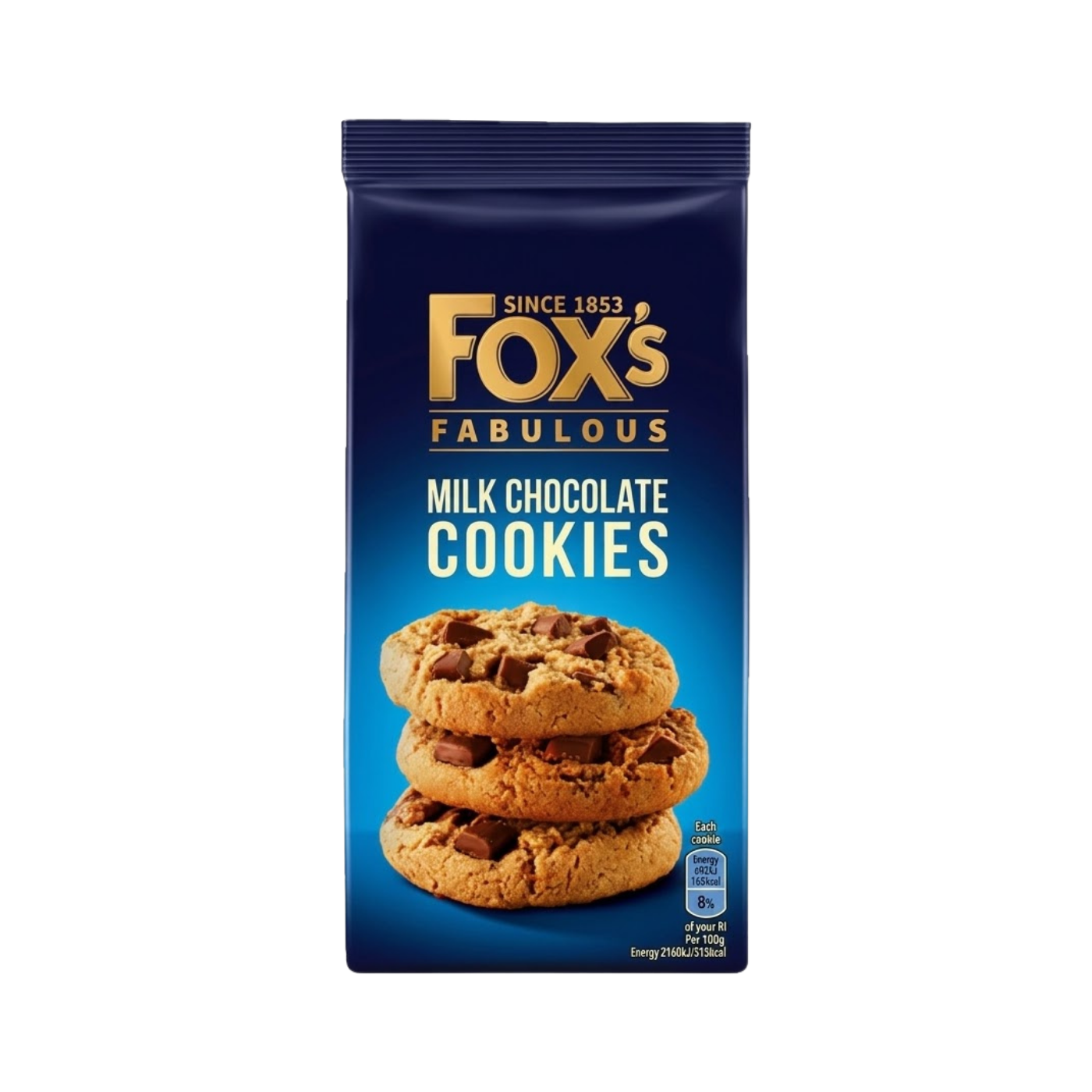 Fox's Fabulous Milk Chocolate Cookies, 180g