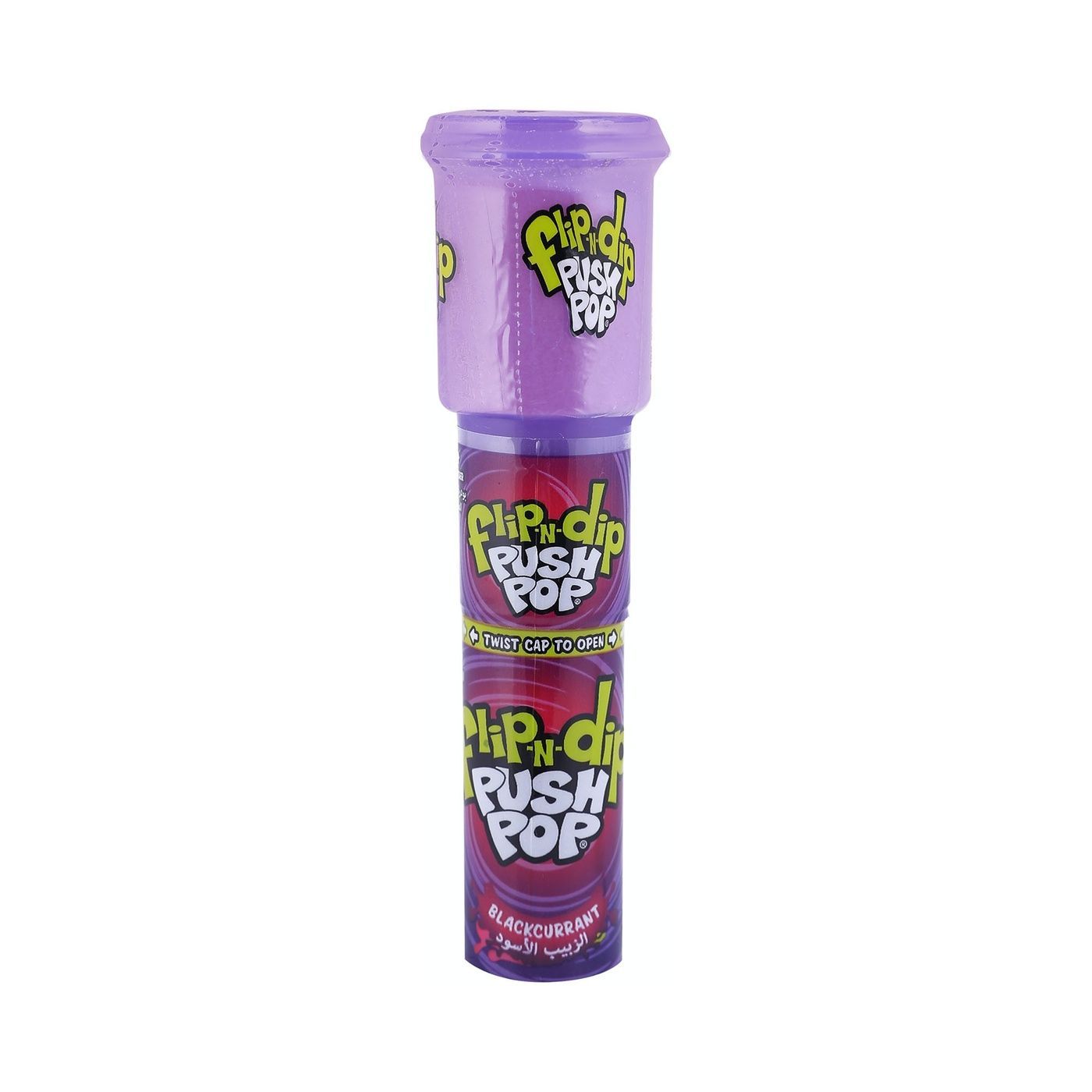 Bazooka Push Pop Flip-N- Dip Candy 25 g