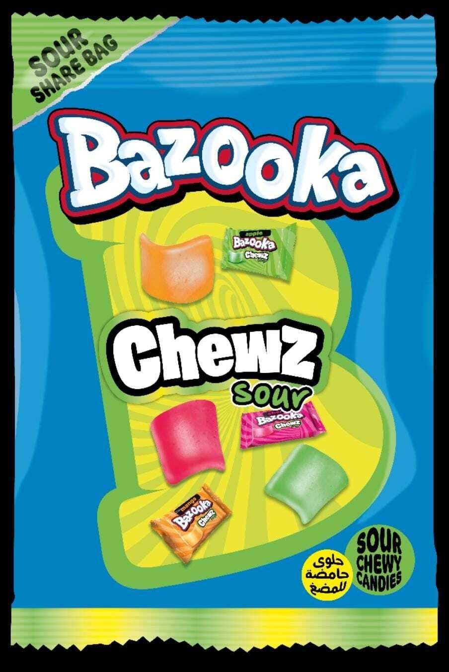 Bazooka Splashz Chewy Sour Candy, 120g