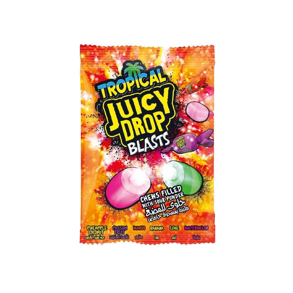 Bazooka Tropical Juicy Drop Blasts, 120g