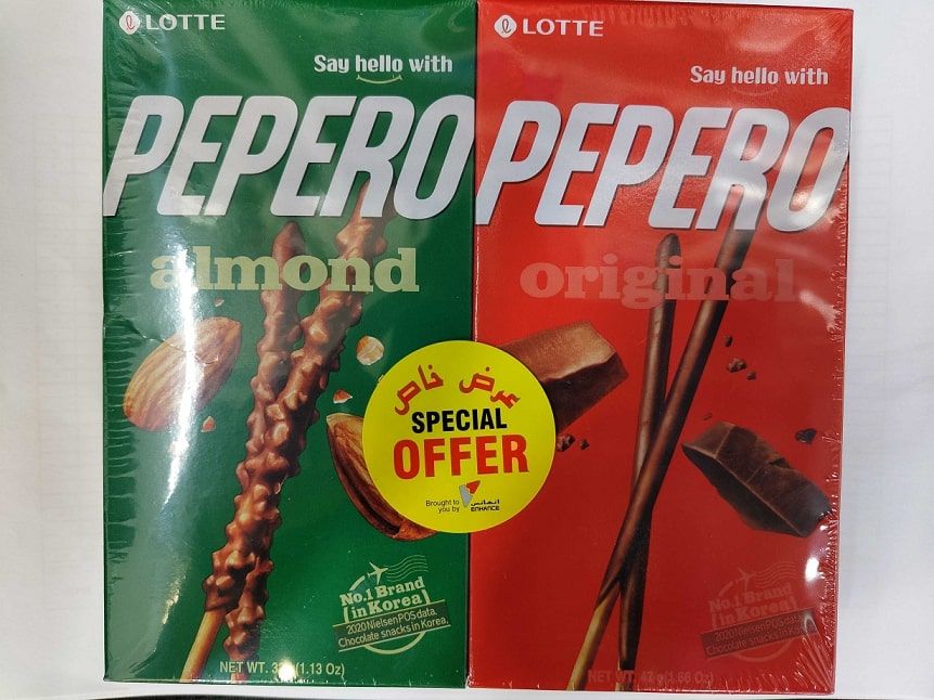 Lotte Pepero Asstd 4 x 36 gm