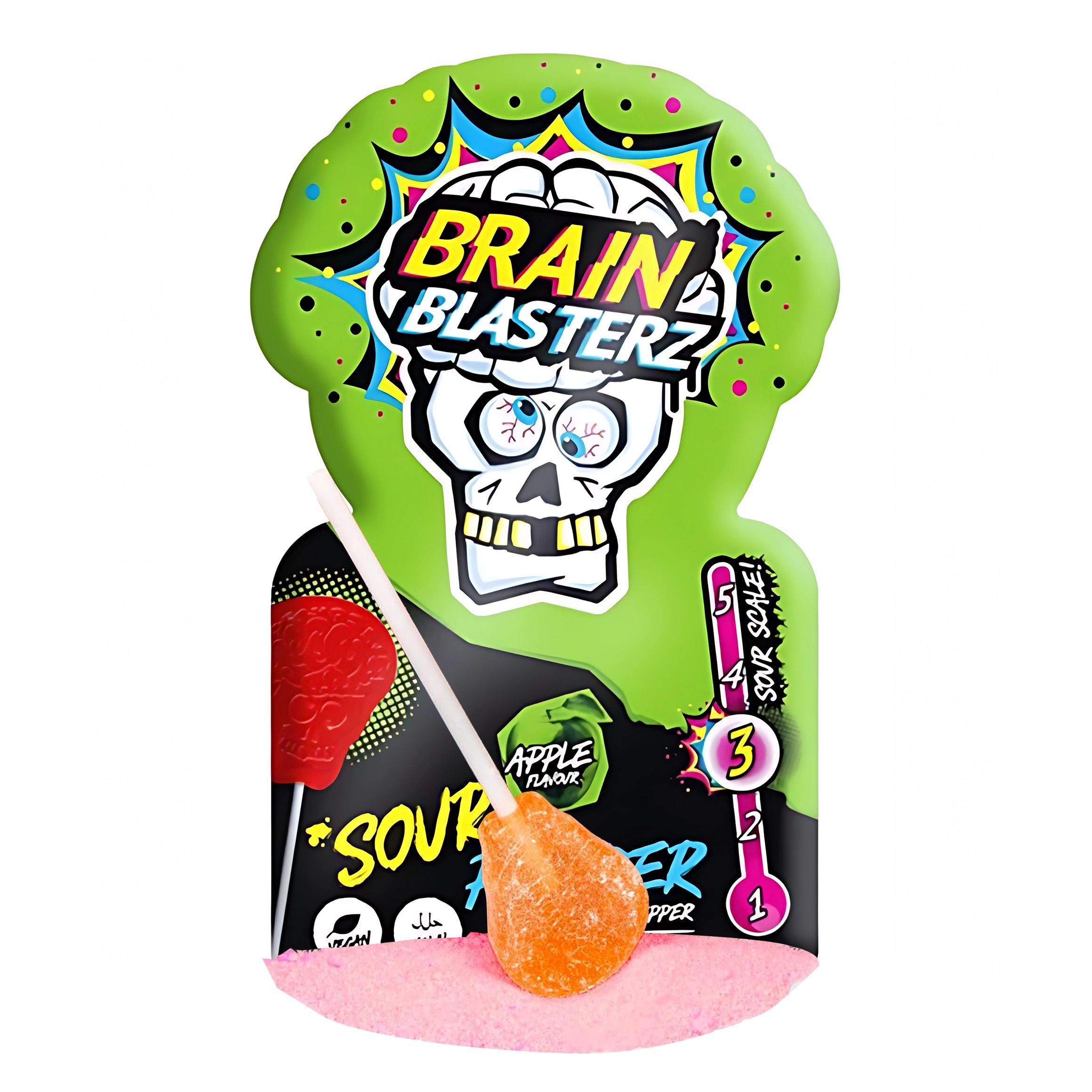 Brain Blasterz Lolly Sachets Assorted Flavour, 1 Piece, 10g
