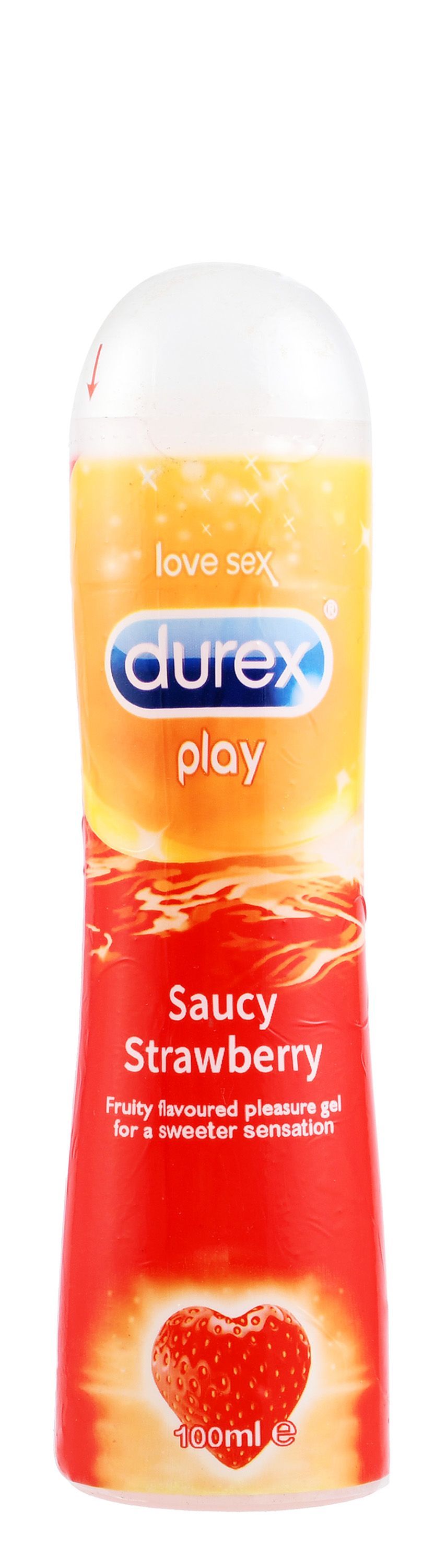 Durex Saucy Strawberry Lubricant, 100ml