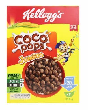Kellogg's Coco Pops Jumbos Chocolate Cereal, 330g