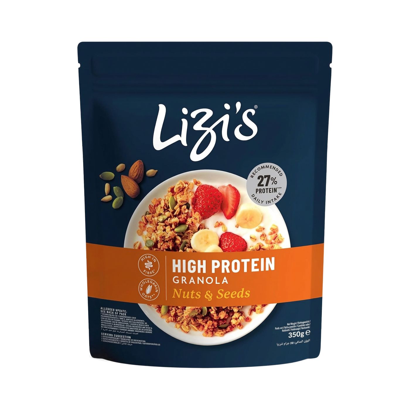 Lizi's Granola High Protein Nuts & Seeds, 350g