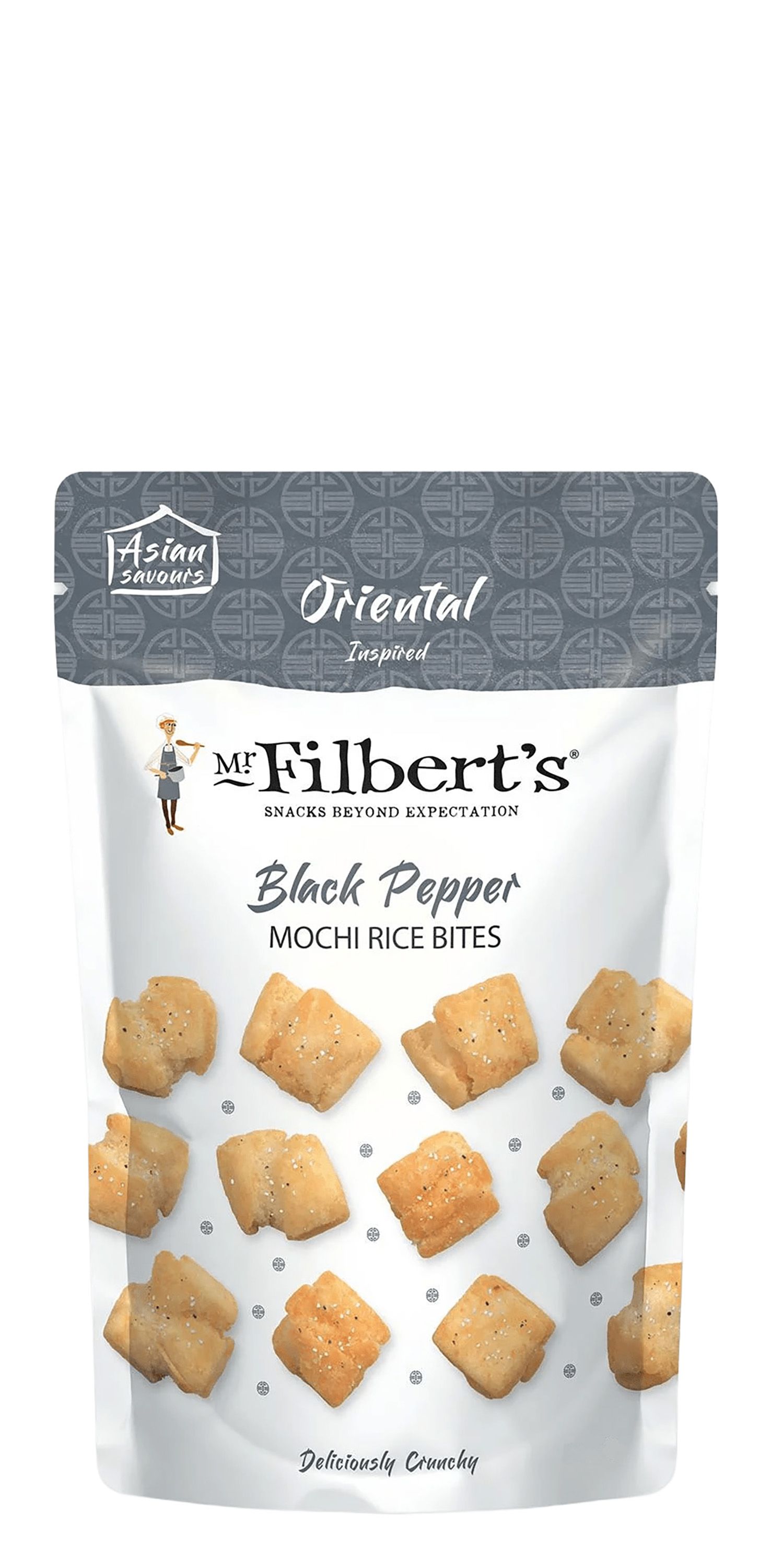 Mr. Filbert's Black Pepper Mochi Rice Bites, 40g