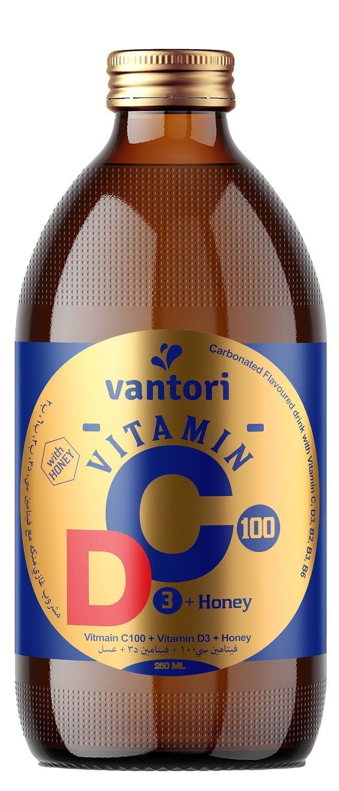 Vantori Vitamin C + D Drink With Honey 250 ml